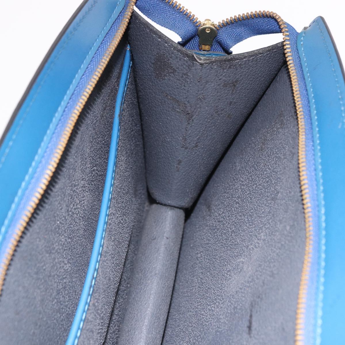 LOUIS VUITTON Epi Trousse Crete Pouch Blue M48405 LV Auth mr2757