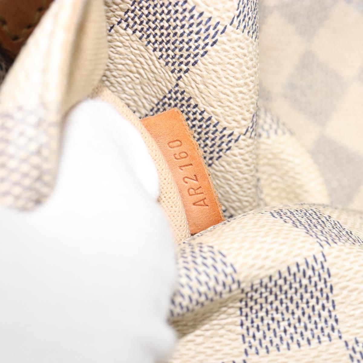 LOUIS VUITTON Damier Azur Totally MM Tote Bag N51262 LV Auth mr2758