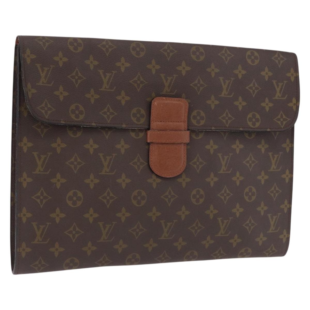 LOUIS VUITTON Monogram Posh Ministor Briefcase M53445 LV Auth mr2760