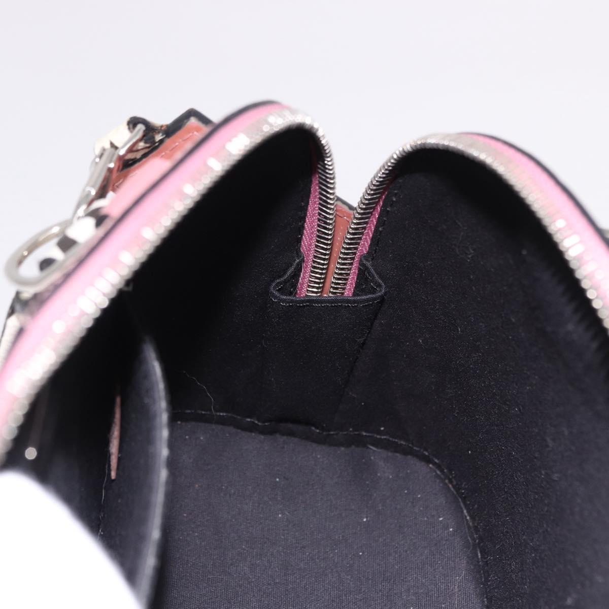 LOUIS VUITTON Monogram Vernis Alma BB Hand Bag 2way Pink M54704 LV Auth mr2774V