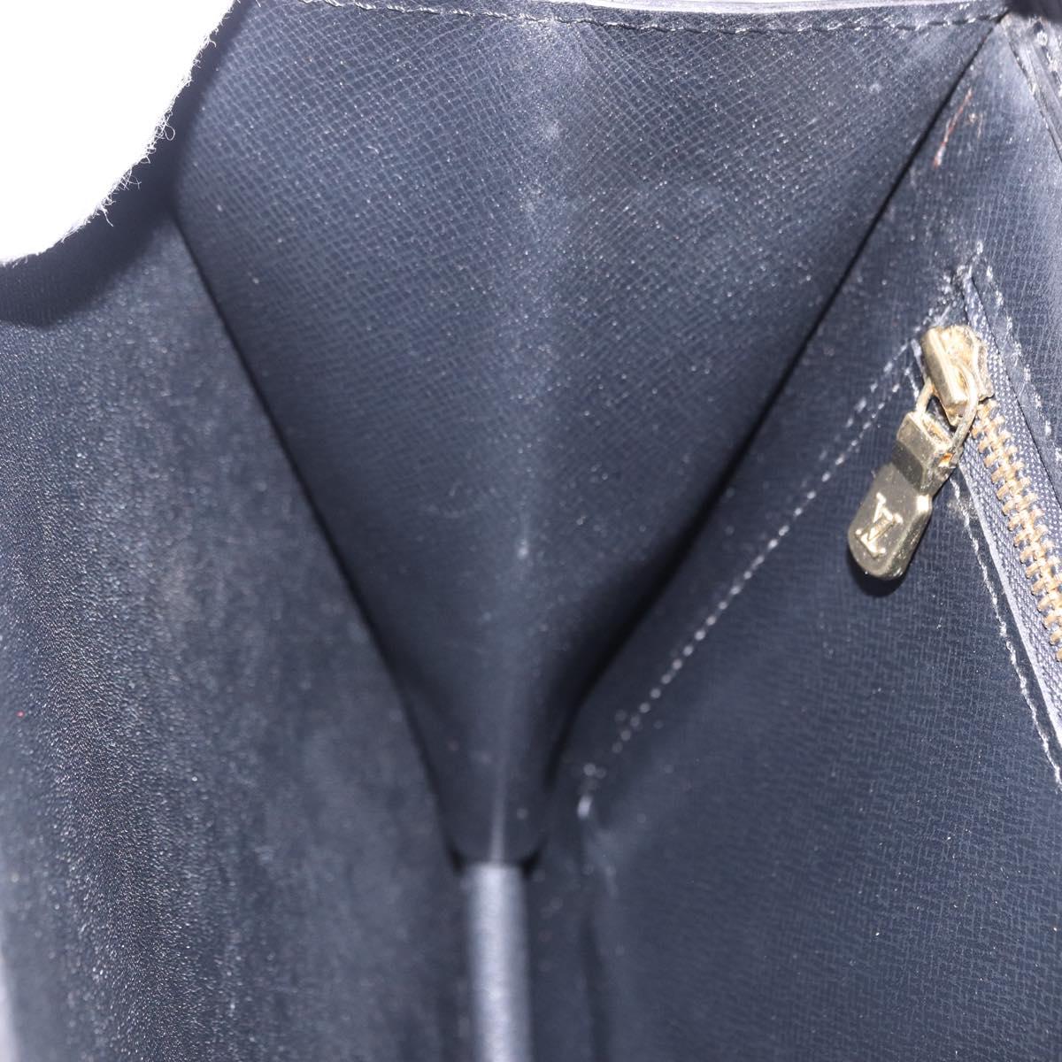 LOUIS VUITTON Epi Montaigne 27 Clutch Bag Black M52652 LV Auth mr2795
