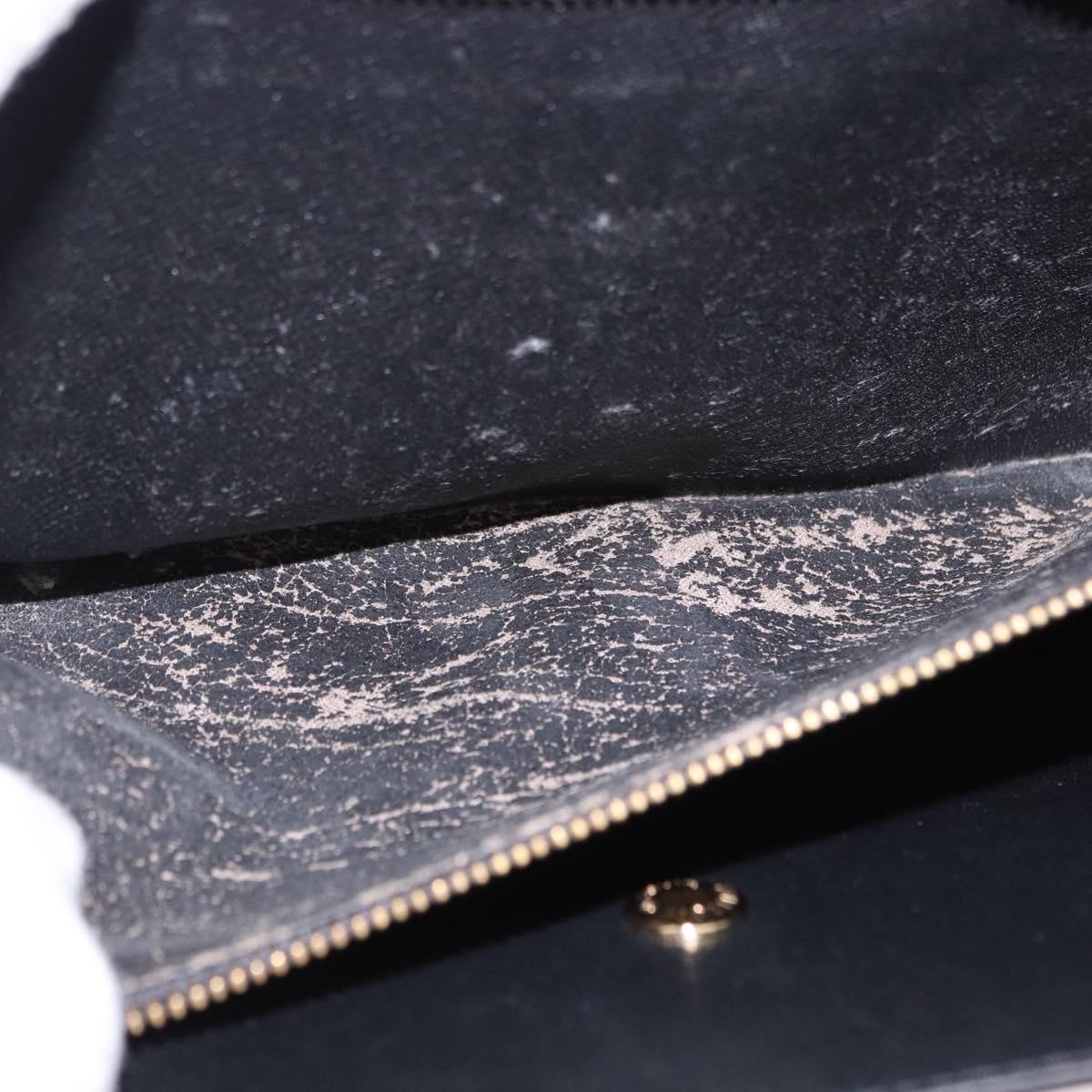 LOUIS VUITTON Epi Montaigne 27 Clutch Bag Black M52652 LV Auth mr2795
