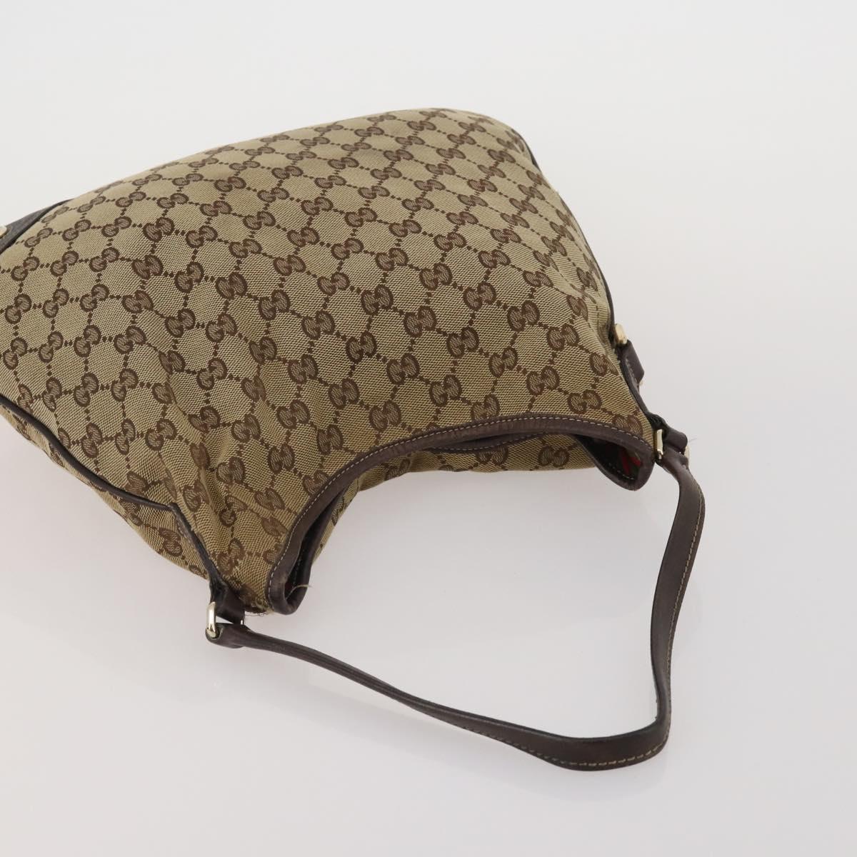 GUCCI GG Canvas Hand Bag 2 Set Beige Auth mr2803