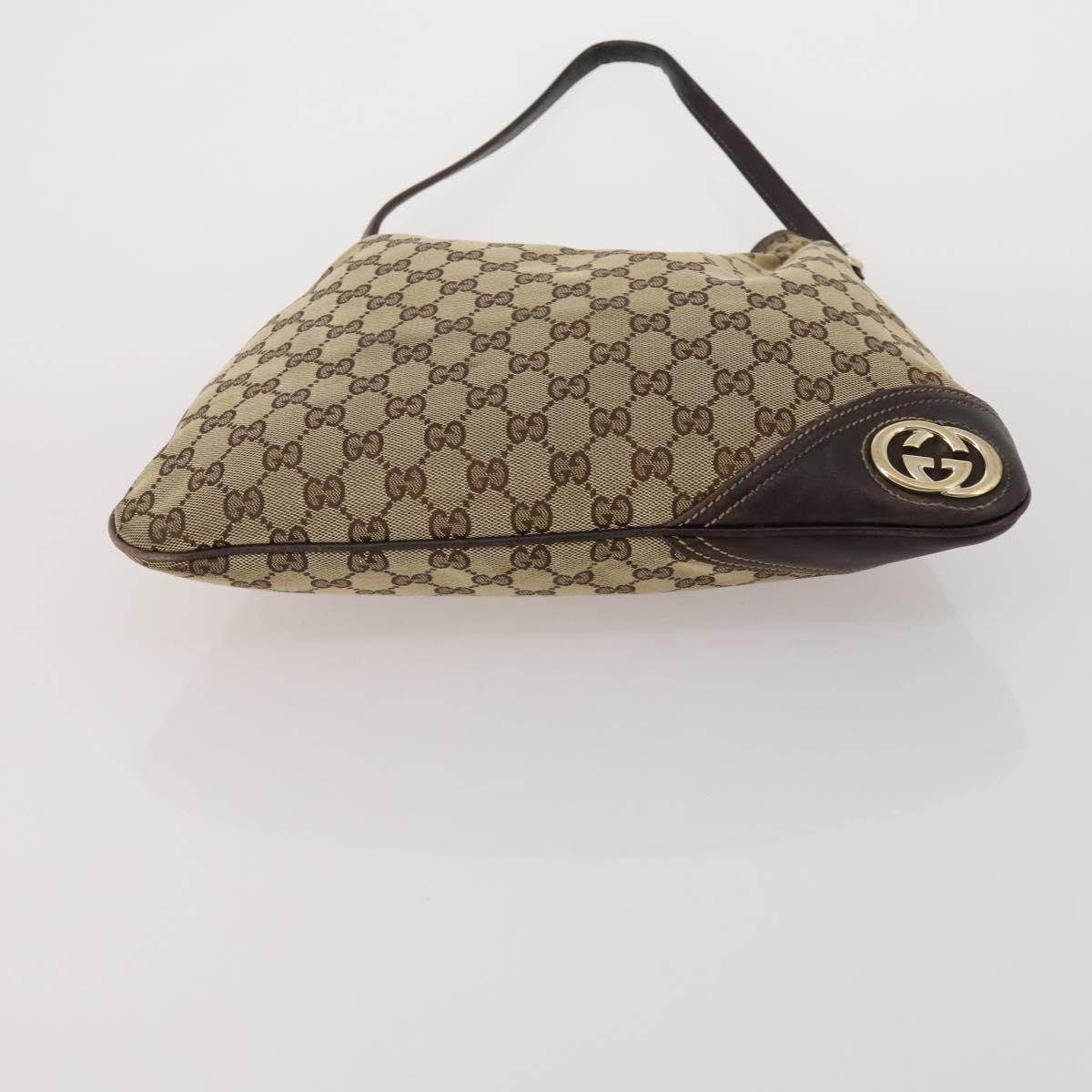 GUCCI GG Canvas Hand Bag 2 Set Beige Auth mr2803