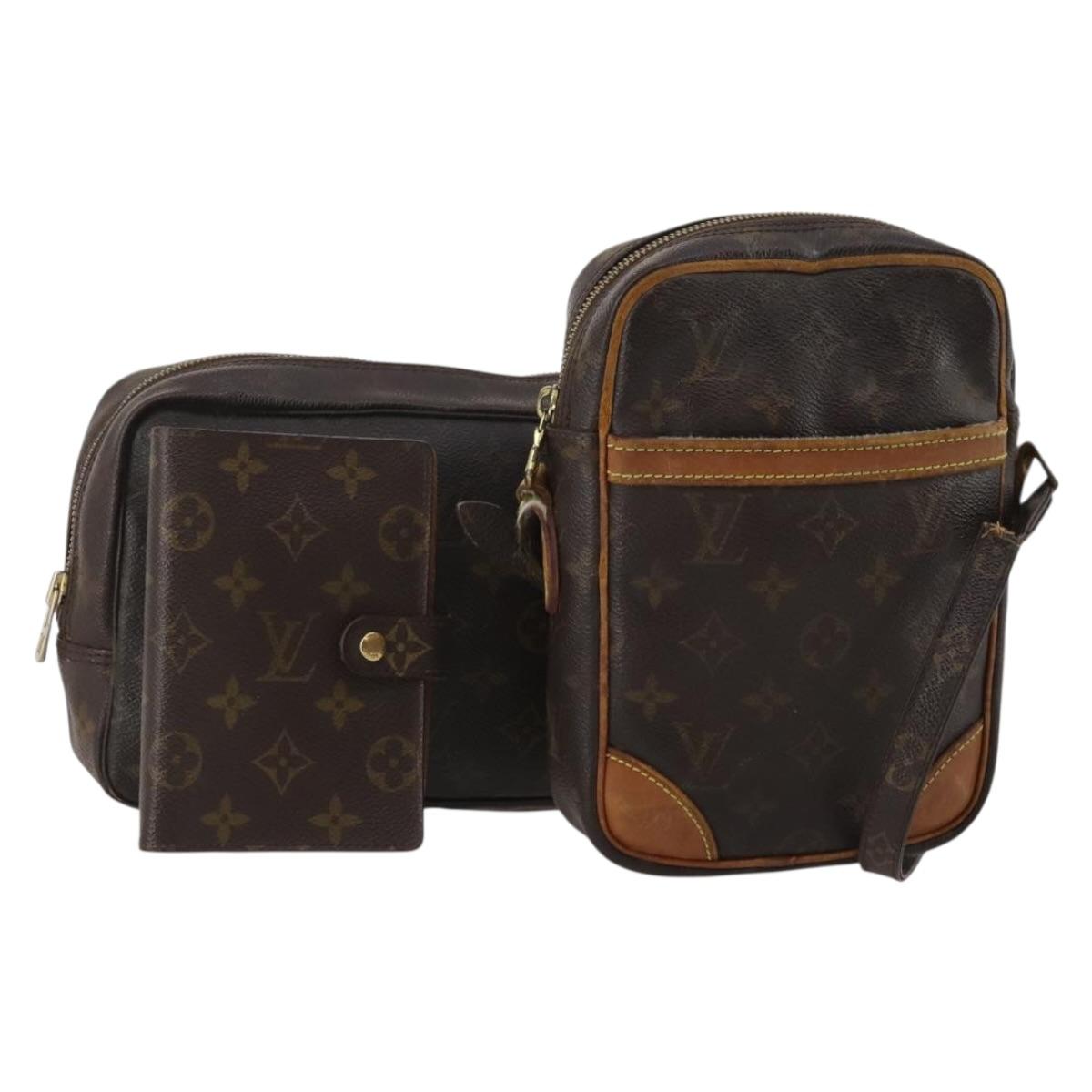 LOUIS VUITTON Monogram Shoulder Bag 3 Set LV Auth mr2804
