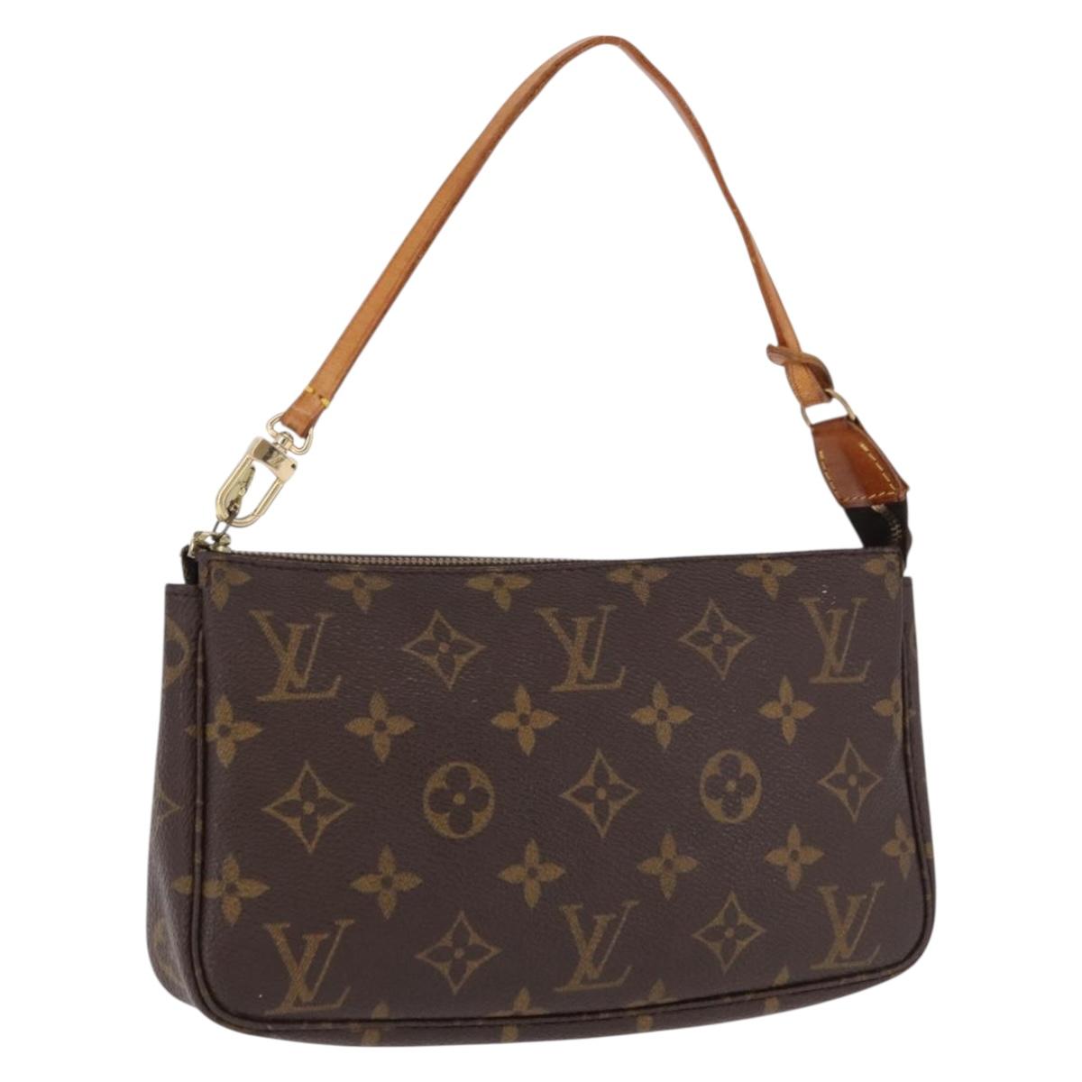 LOUIS VUITTON Monogram Pochette Accessoires Pouch M51980 LV Auth mr2806