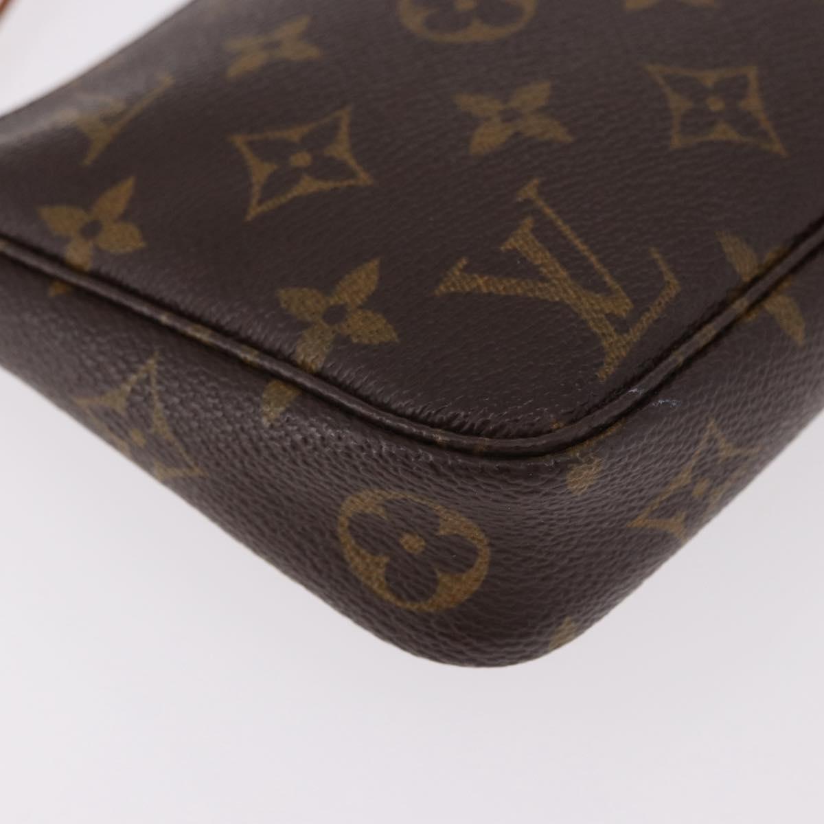 LOUIS VUITTON Monogram Pochette Accessoires Pouch M51980 LV Auth mr2806