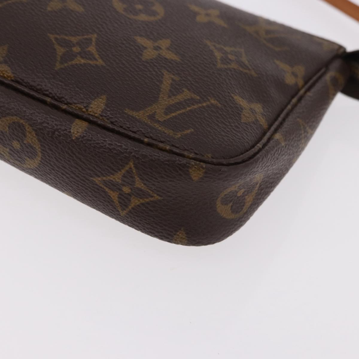 LOUIS VUITTON Monogram Pochette Accessoires Pouch M51980 LV Auth mr2806