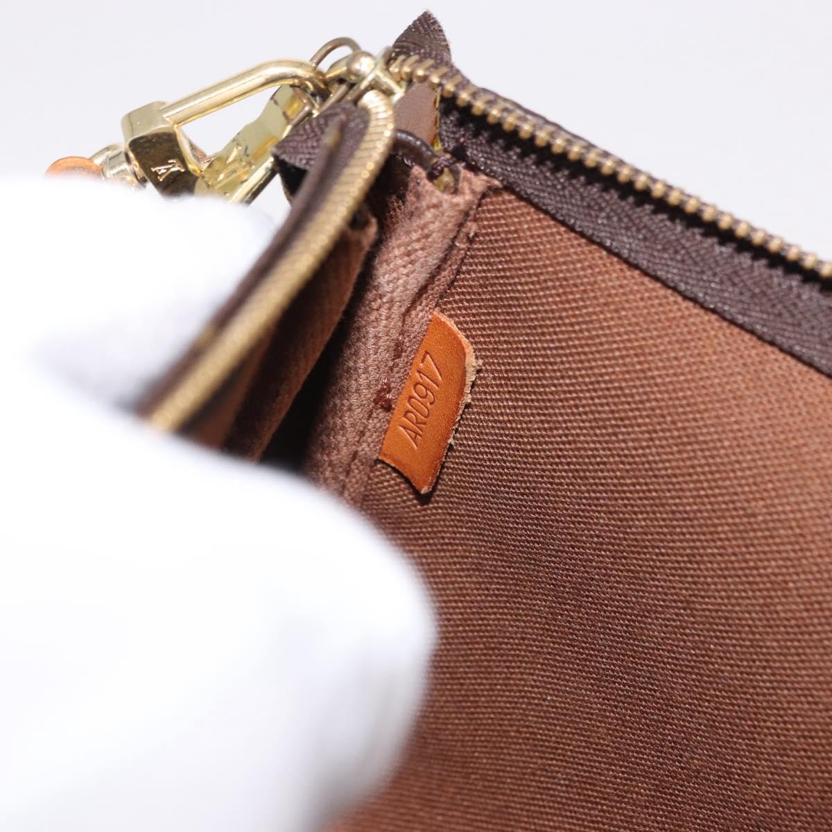 LOUIS VUITTON Monogram Pochette Accessoires Pouch M51980 LV Auth mr2806