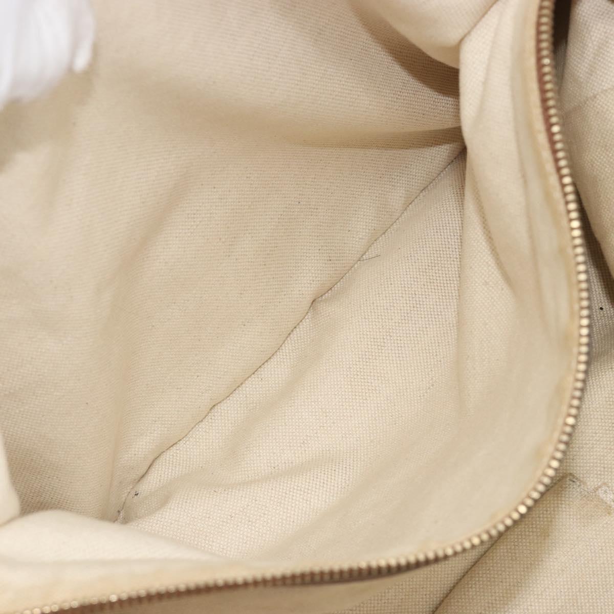 GUCCI GG Canvas Tote Bag Beige Gold 269945 Auth mr2849