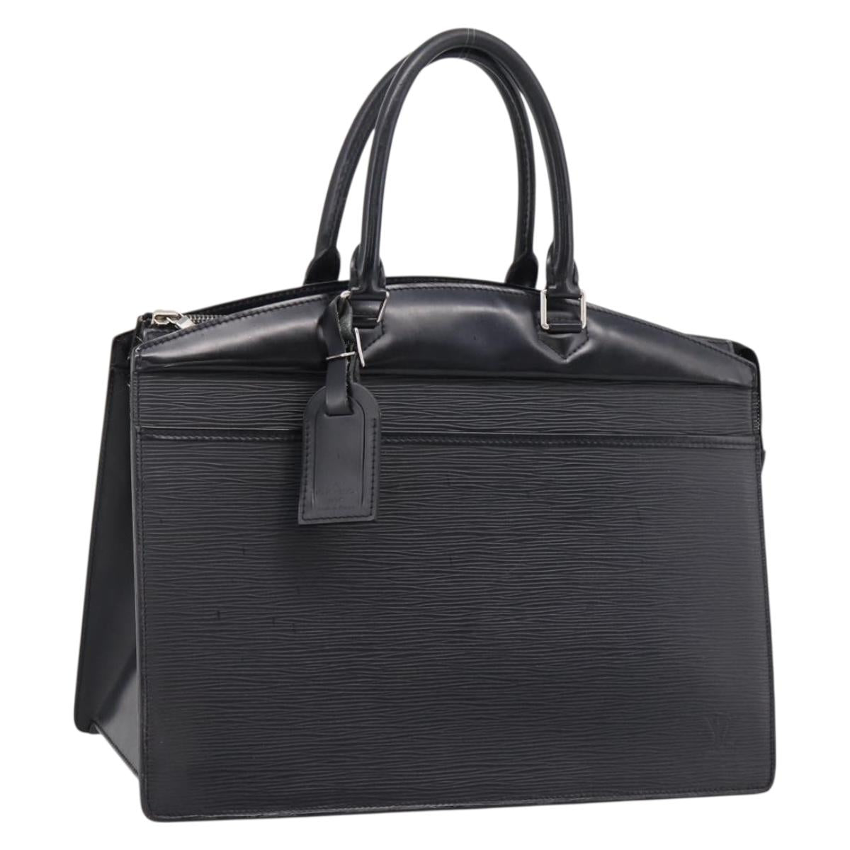 LOUIS VUITTON Epi Riviera Hand Bag Black M48182 LV Auth mr2865