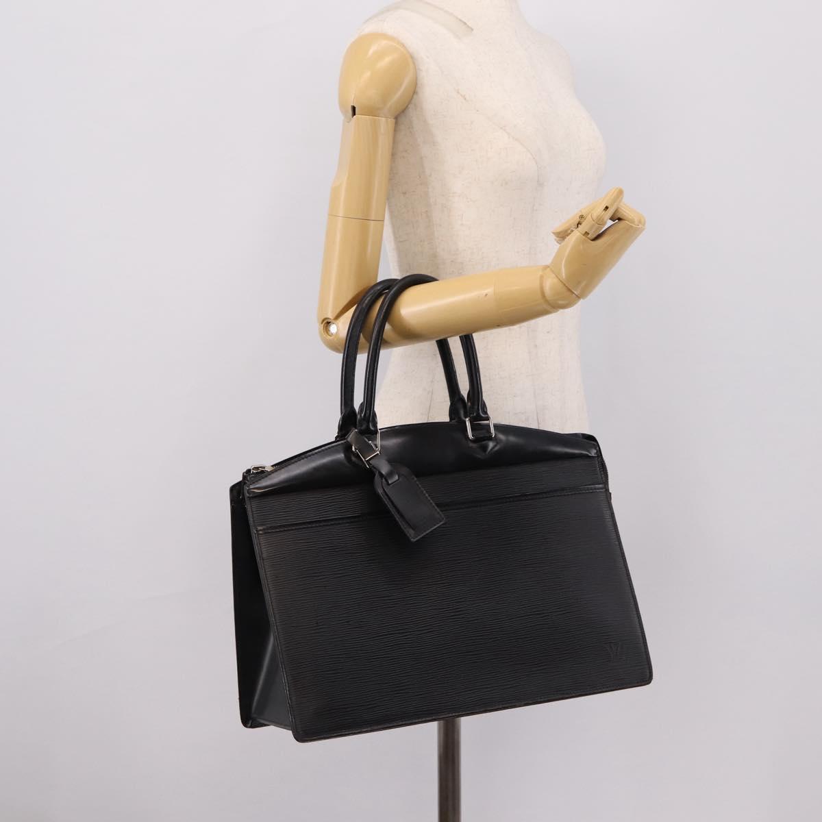 LOUIS VUITTON Epi Riviera Hand Bag Black M48182 LV Auth mr2865