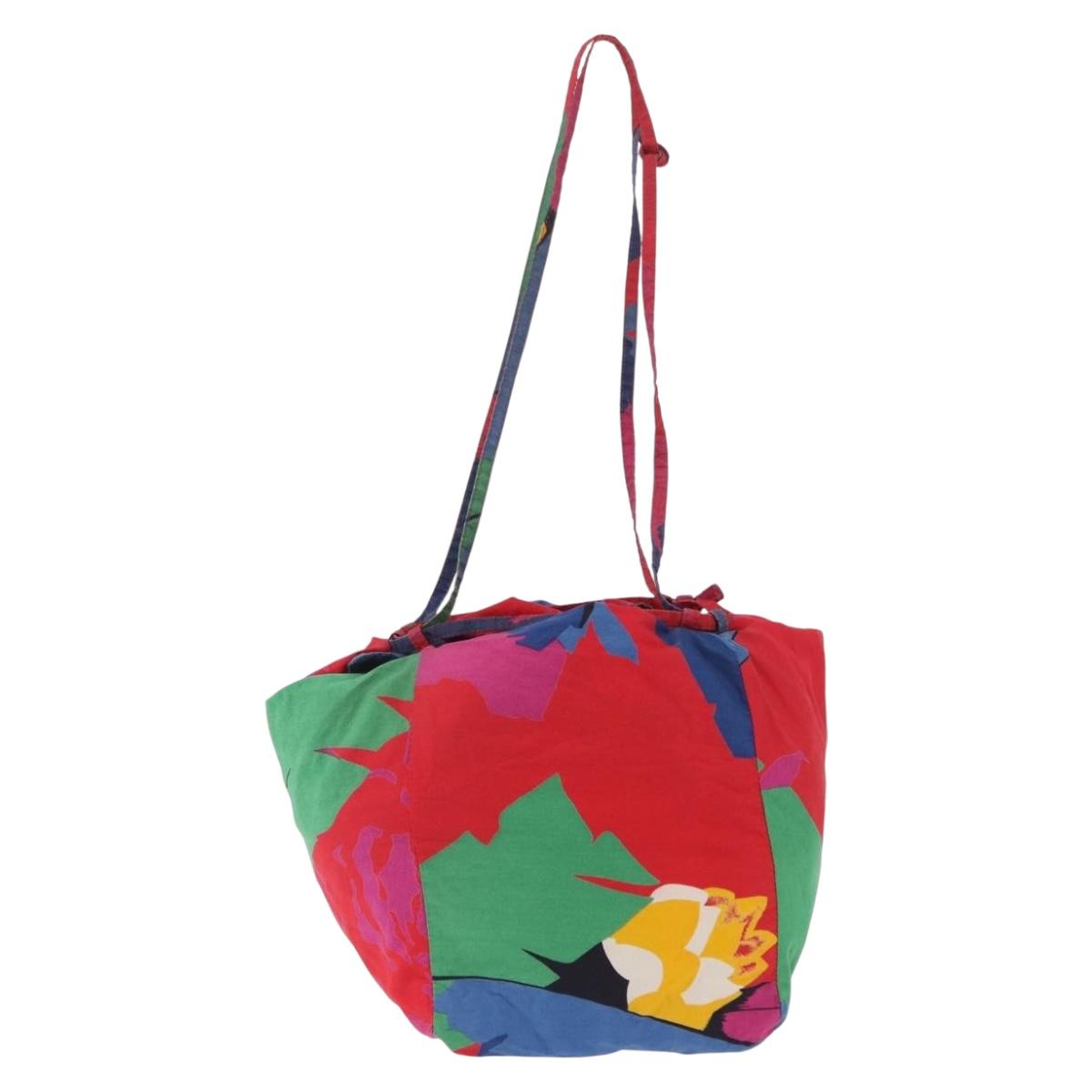 BOTTEGA VENETA Hand Bag Canvas Multicolor Auth mr2869