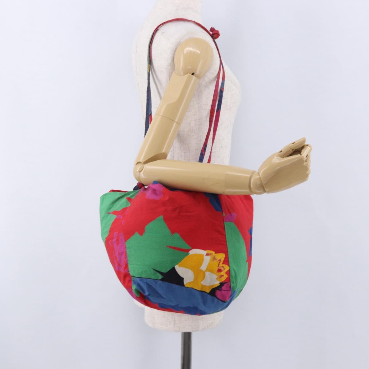 BOTTEGA VENETA Hand Bag Canvas Multicolor Auth mr2869