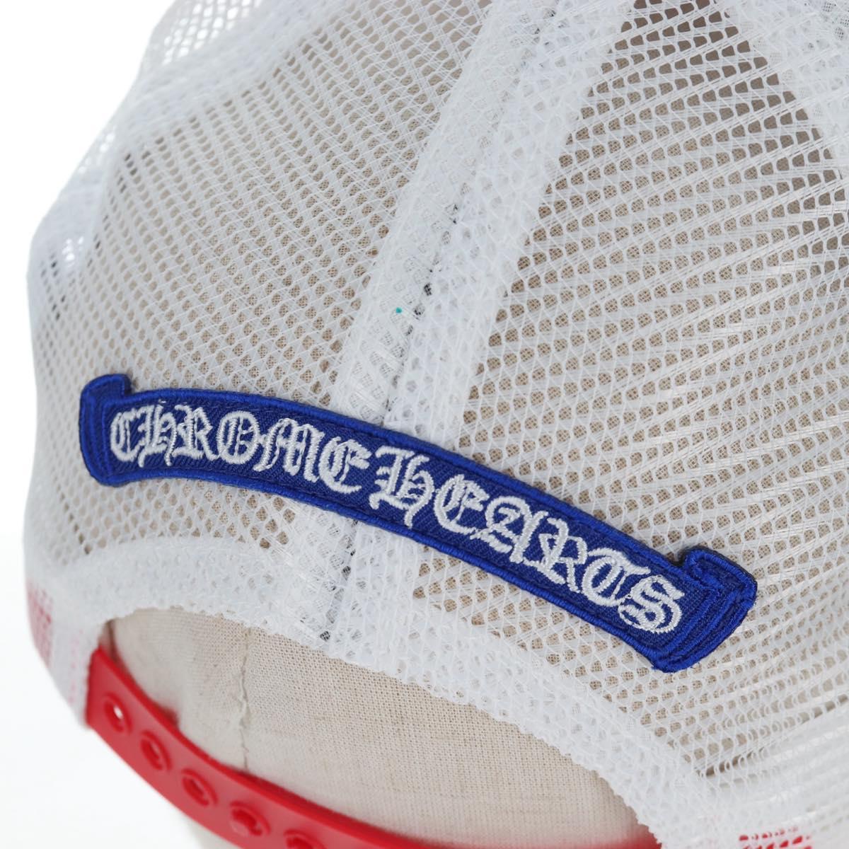Chrome Hearts Cap Polyester Mesh Red Auth mr2896SM