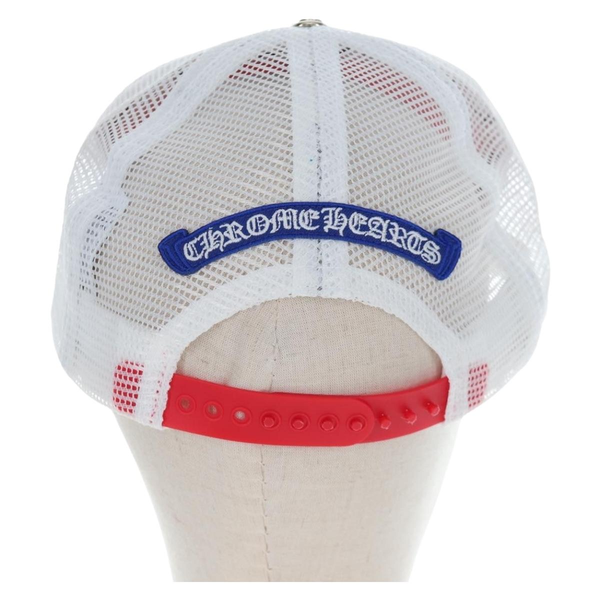 Chrome Hearts Cap Polyester Mesh Red Auth mr2896SM