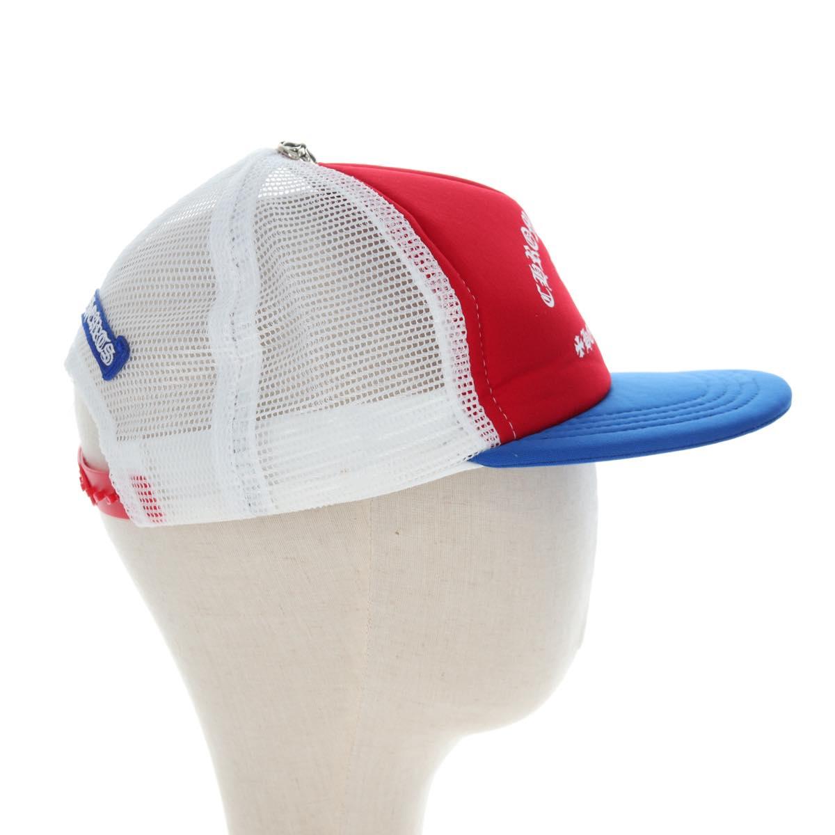 Chrome Hearts Cap Polyester Mesh Red Auth mr2896SM