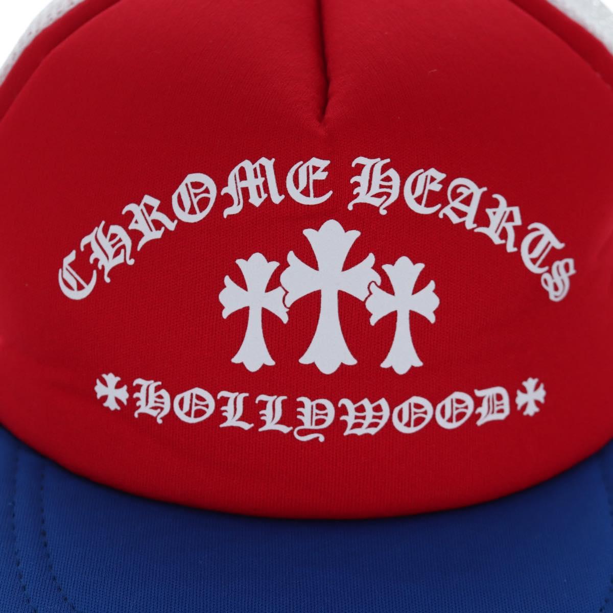 Chrome Hearts Cap Polyester Mesh Red Auth mr2896SM