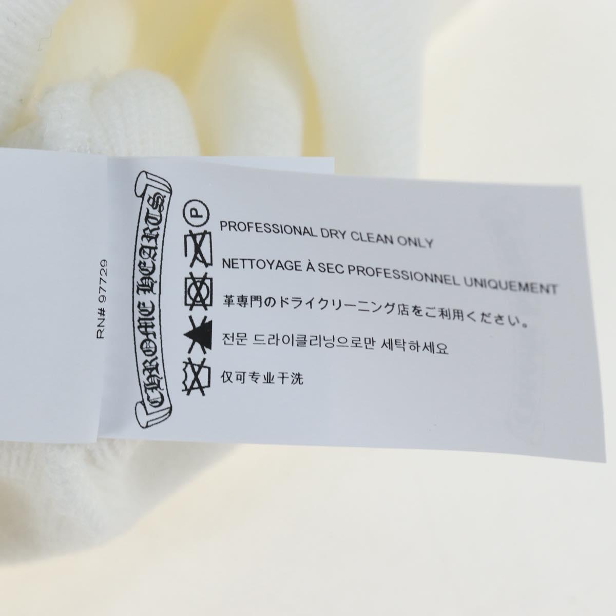 Chrome Hearts Beanie Hat Acrylic White Auth mr2898SM