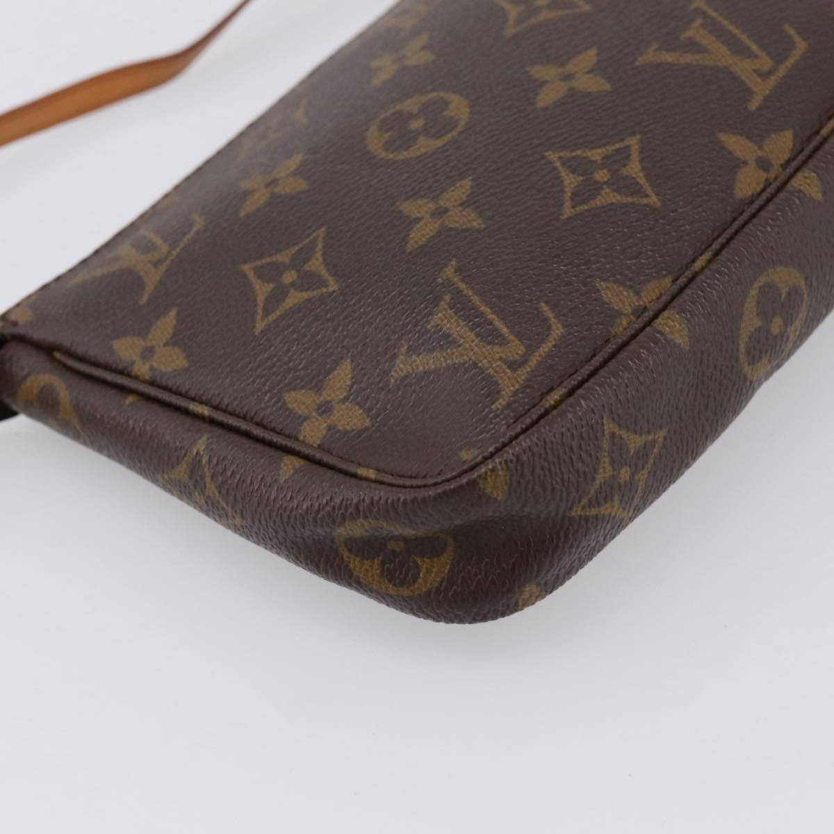 LOUIS VUITTON Monogram Pochette Accessoires Pouch M51980 LV Auth mr2900V