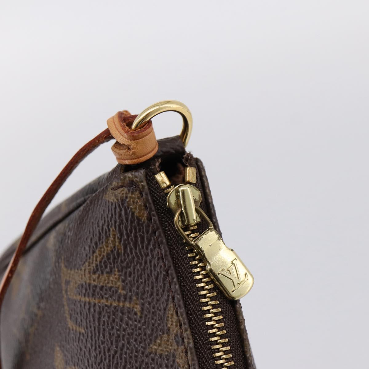 LOUIS VUITTON Monogram Pochette Accessoires Pouch M51980 LV Auth mr2900V