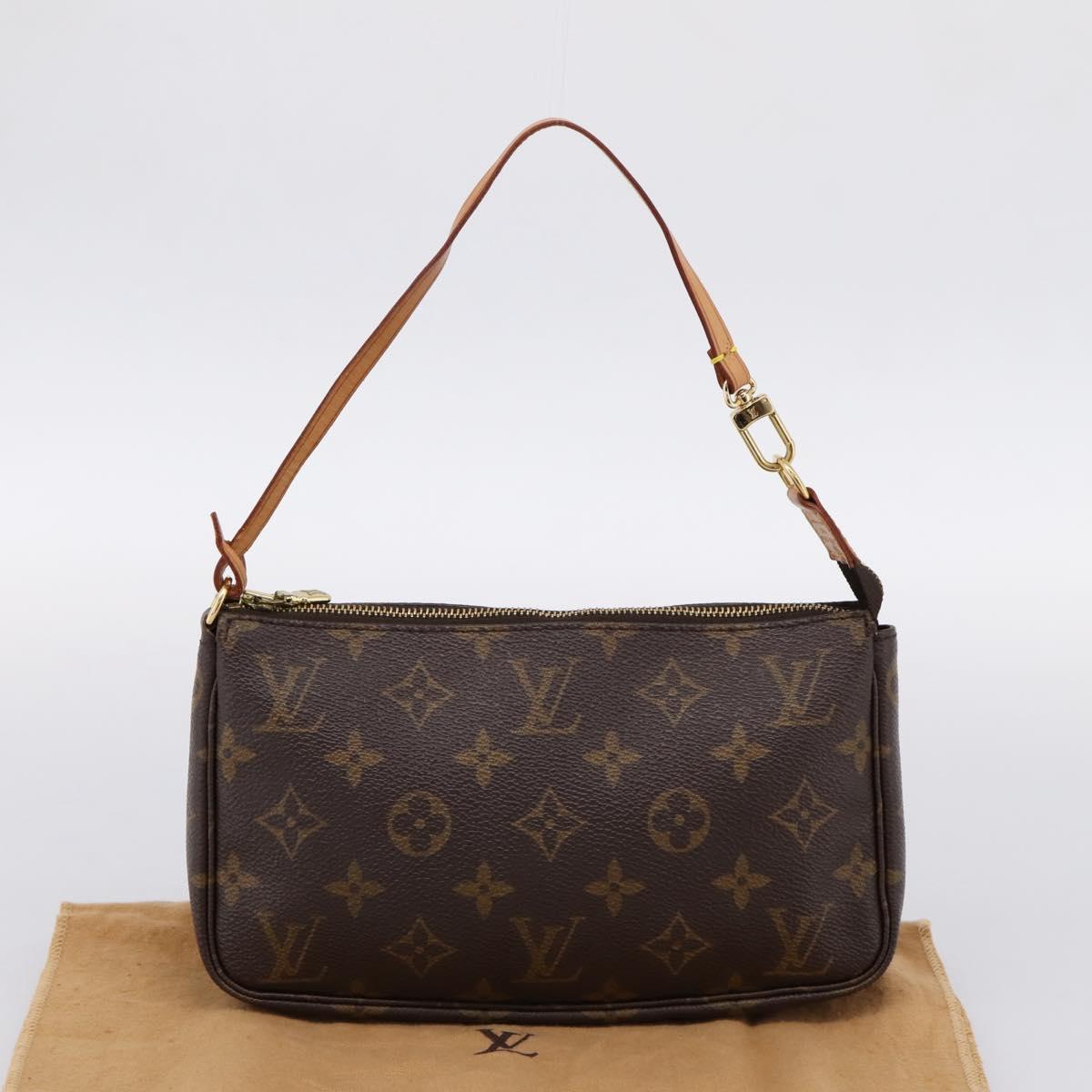 LOUIS VUITTON Monogram Pochette Accessoires Pouch M51980 LV Auth mr2900V
