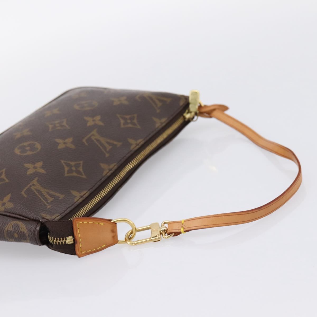 LOUIS VUITTON Monogram Pochette Accessoires Pouch M51980 LV Auth mr2900V