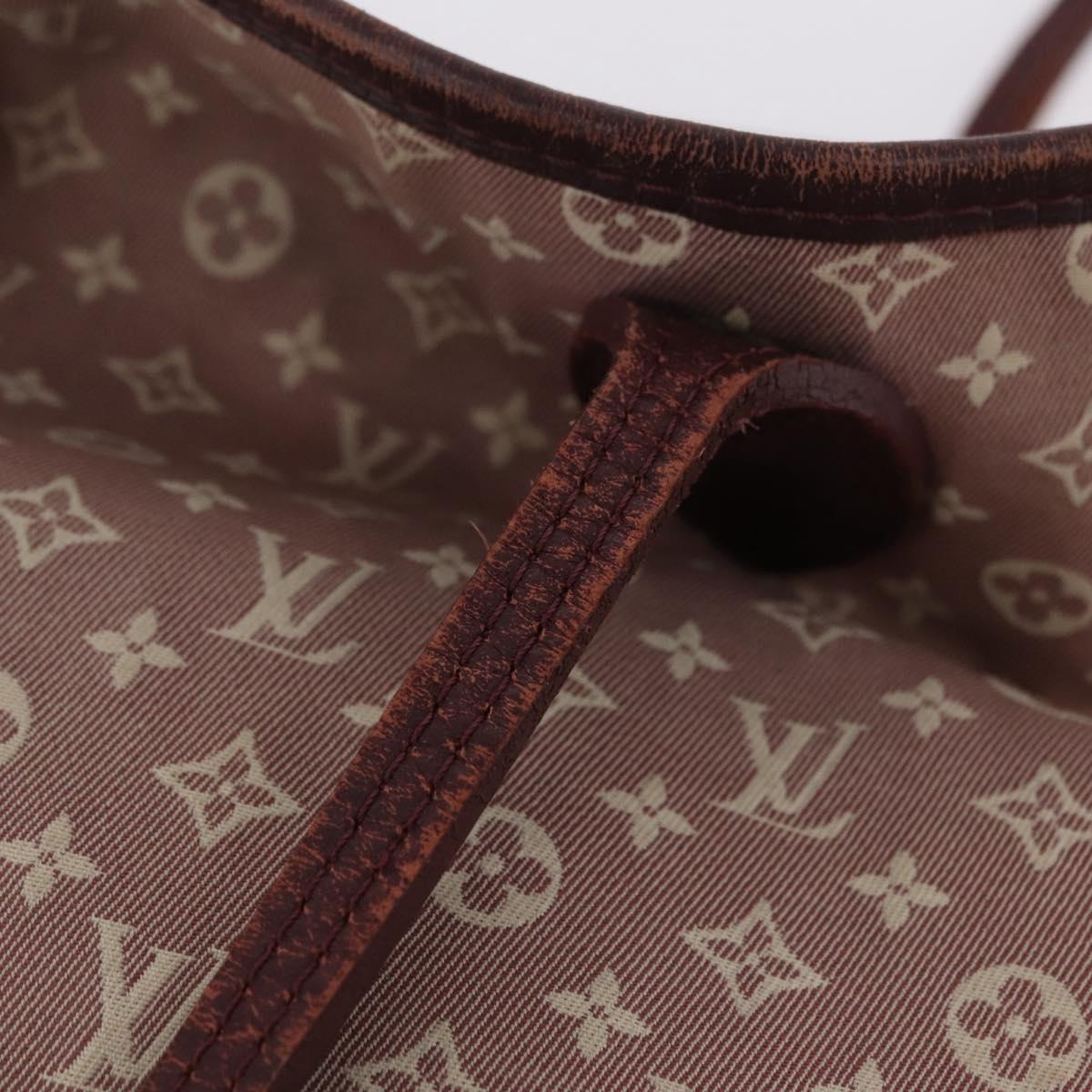 LOUIS VUITTON Monogram Idylle Neverfull MM Tote Bag Sepia M40515 LV Auth mr2915