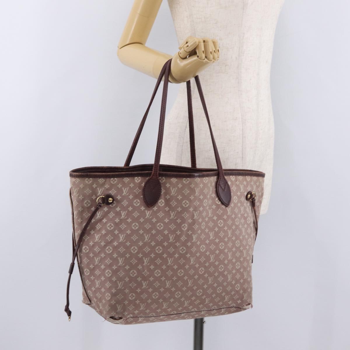 LOUIS VUITTON Monogram Idylle Neverfull MM Tote Bag Sepia M40515 LV Auth mr2915