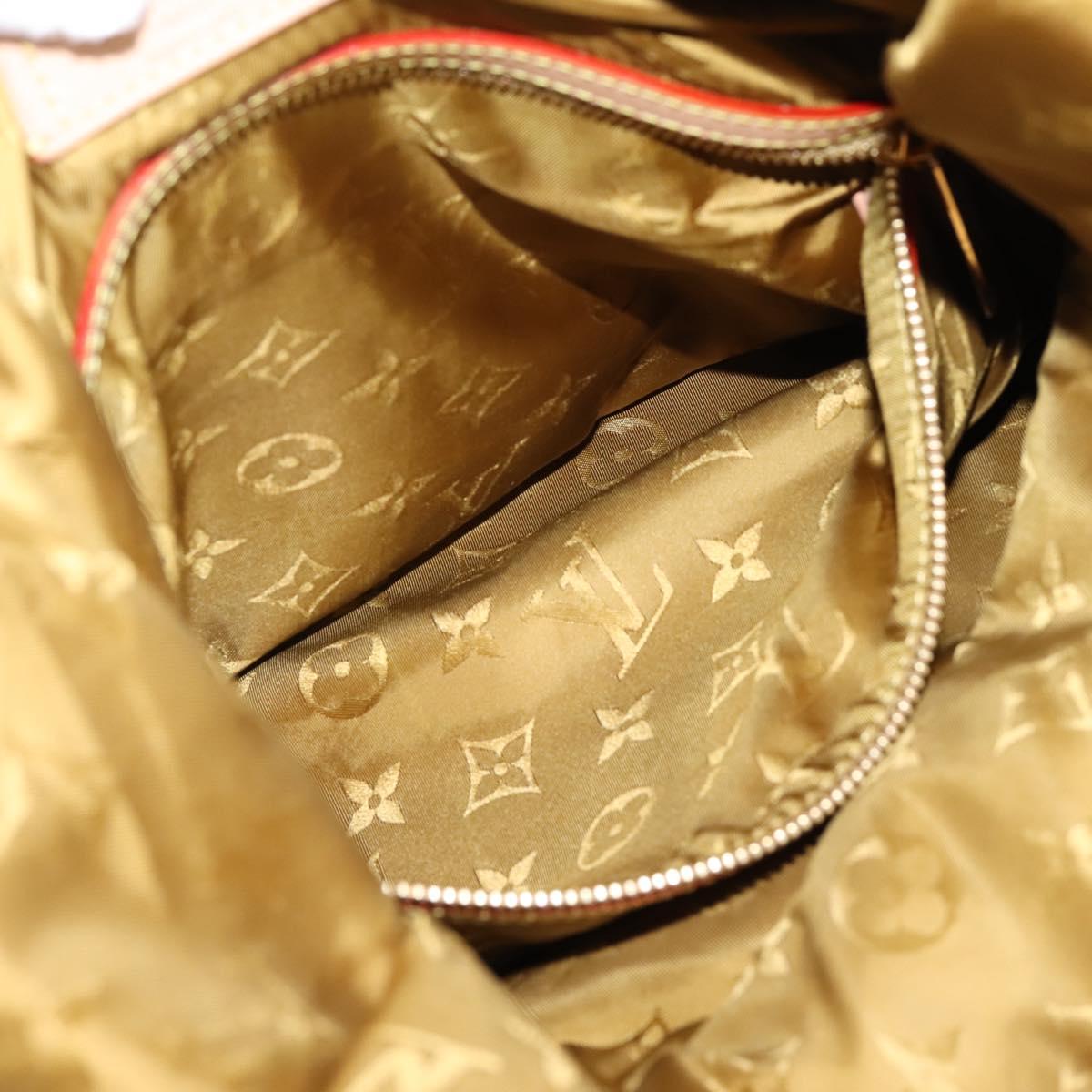 LOUIS VUITTON Raindrop Bethus Shoulder Bag Patent Brown LV Auth mr2916A