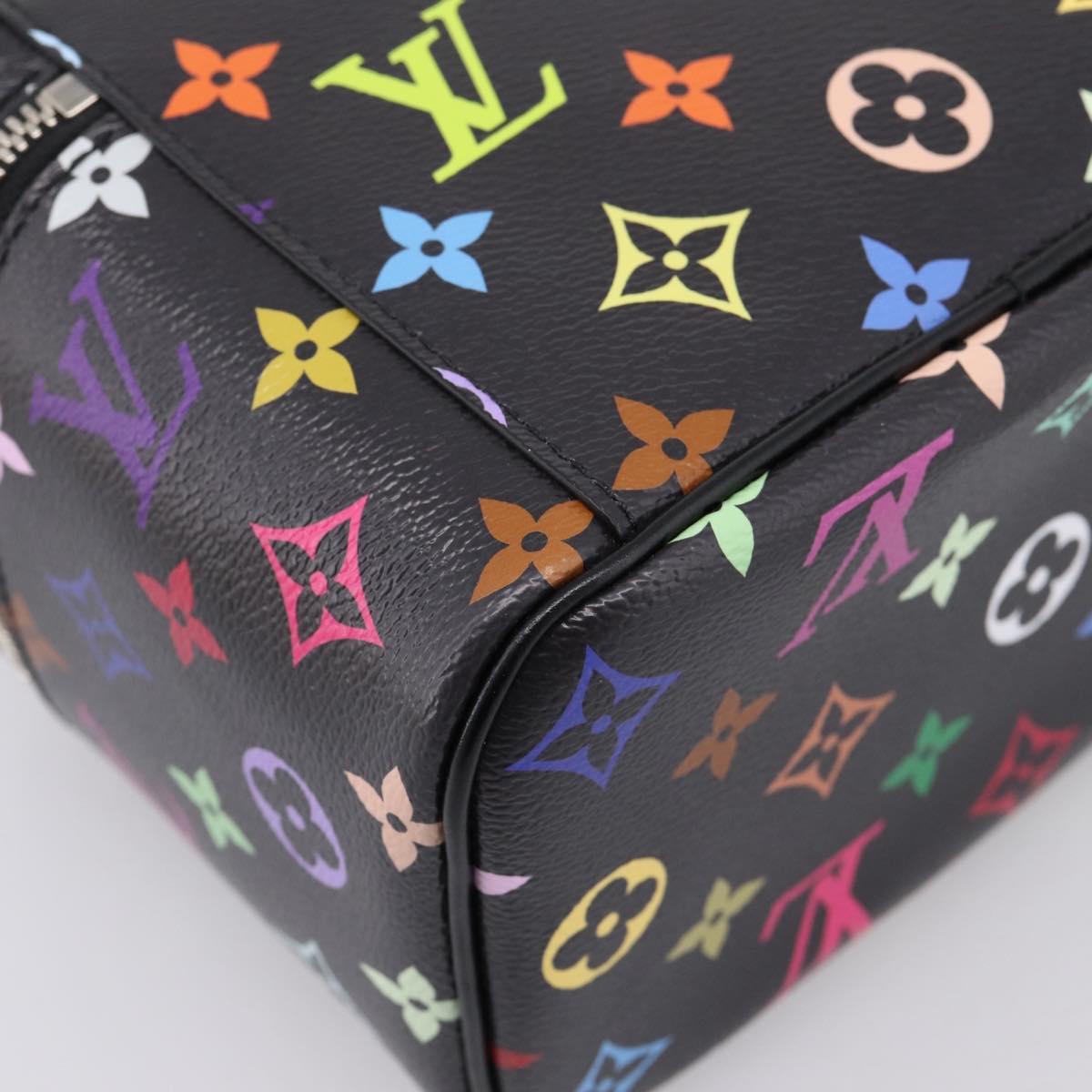 LOUIS VUITTON Monogram Multicolor Nice Mini Pouch Black M13747 LV Auth mr2917SM
