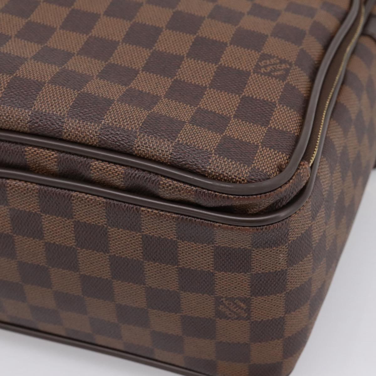 LOUIS VUITTON Damier Ebene Ikar Business Bag 2way N23252 LV Auth mr2918V