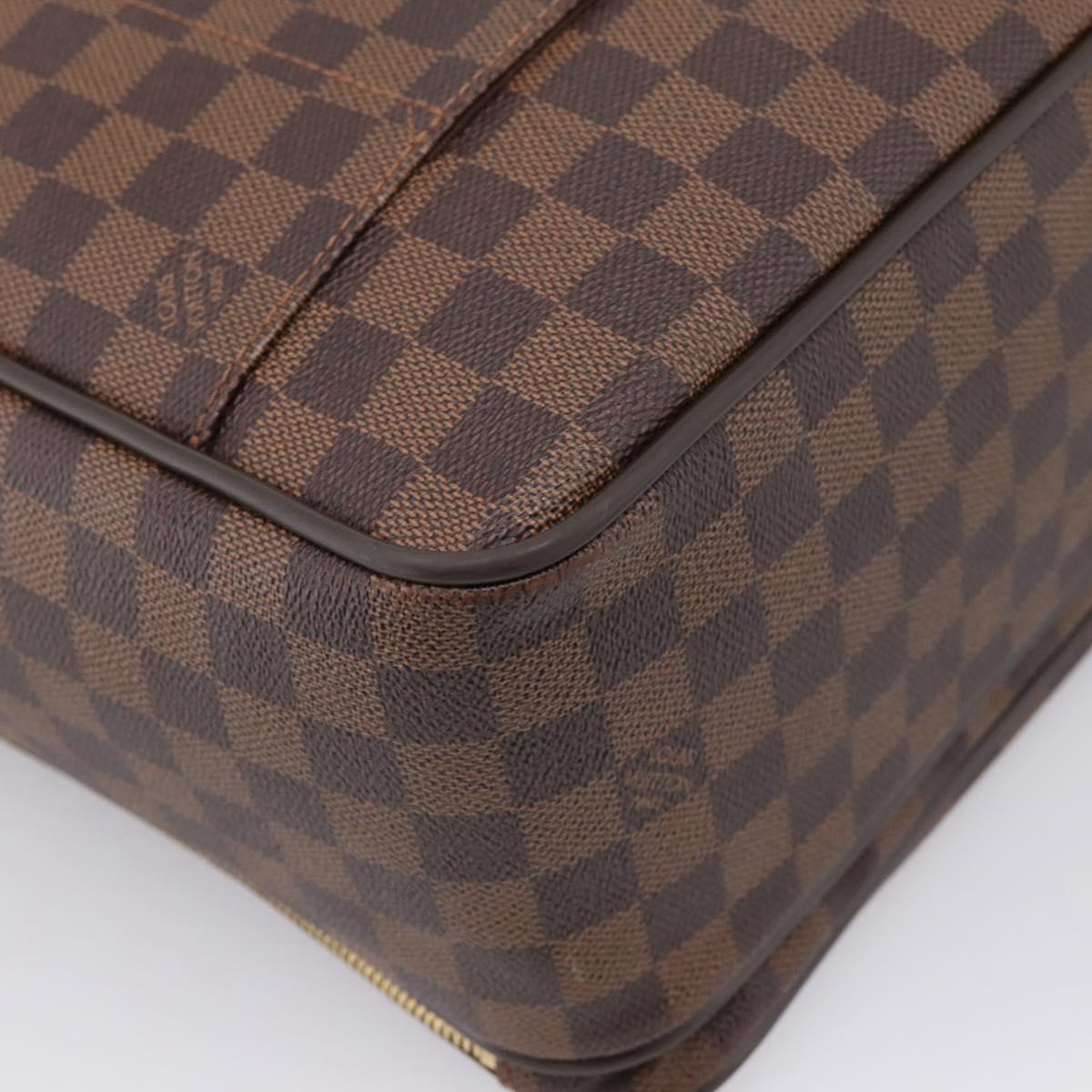 LOUIS VUITTON Damier Ebene Ikar Business Bag 2way N23252 LV Auth mr2918V