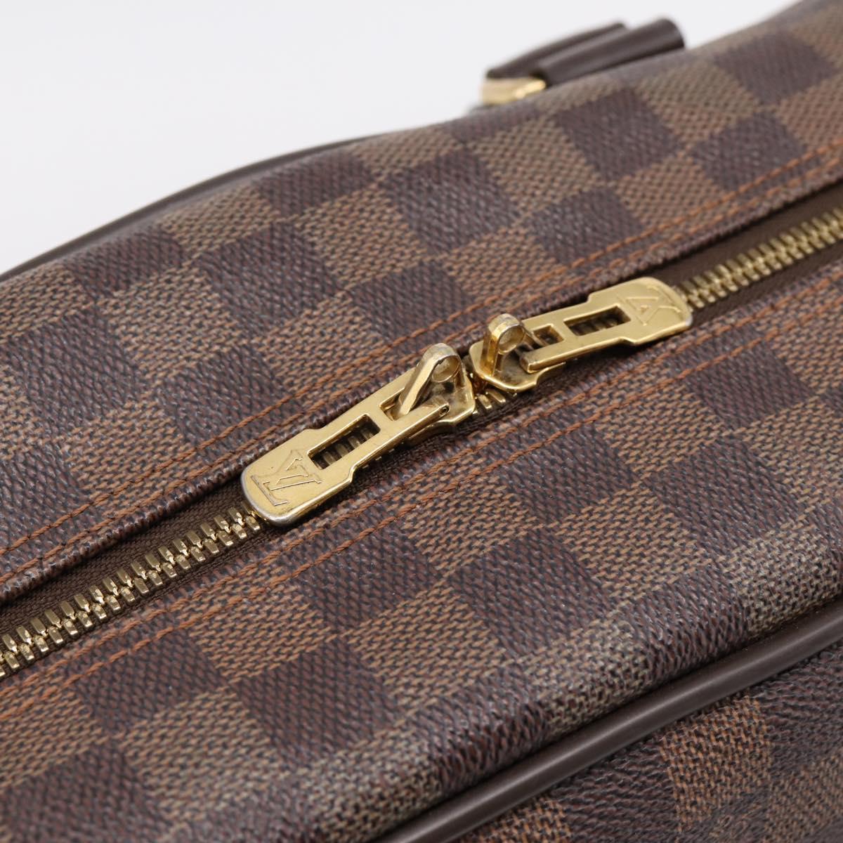 LOUIS VUITTON Damier Ebene Ikar Business Bag 2way N23252 LV Auth mr2918V