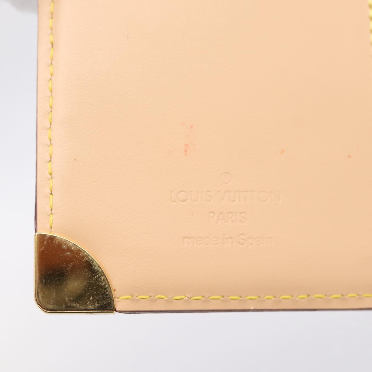 LOUIS VUITTON Monogram Multicolor Agenda PM Planner Black R20895 LV Auth mr2920V