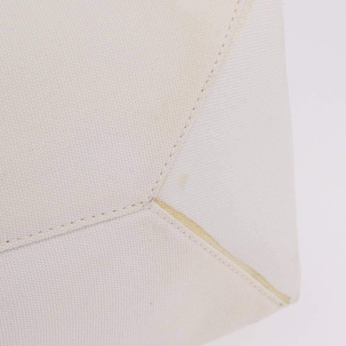 Stella McCartney Nara Yoshitomo Tote Bag Canvas White Brown Auth mr2934V