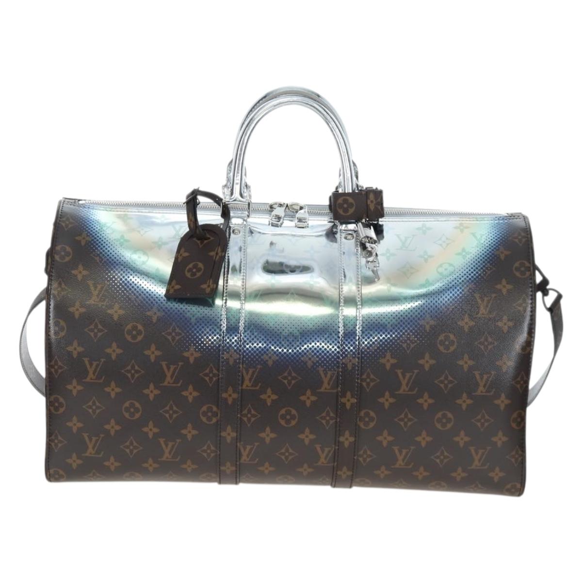 LOUIS VUITTON Metallic Nebula Keepall Bandouliere 50 M23118 Auth mr2940SM