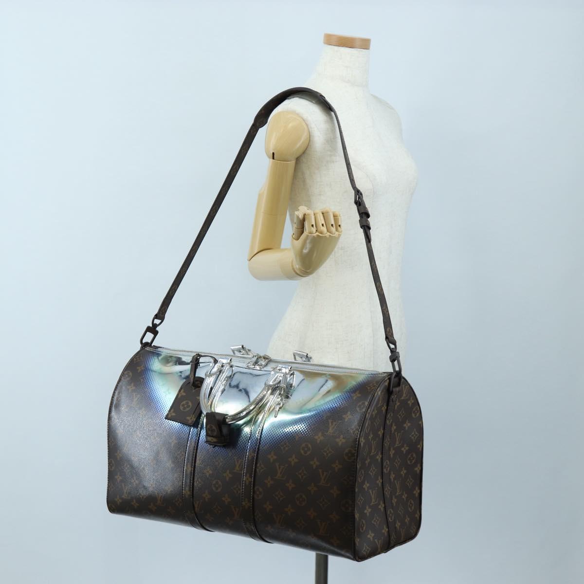 LOUIS VUITTON Metallic Nebula Keepall Bandouliere 50 M23118 Auth mr2940SM