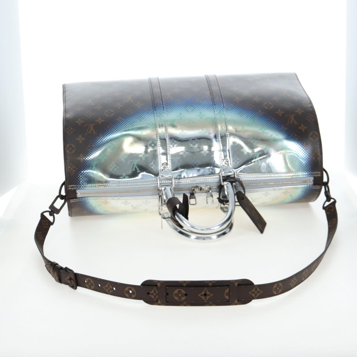 LOUIS VUITTON Metallic Nebula Keepall Bandouliere 50 M23118 Auth mr2940SM