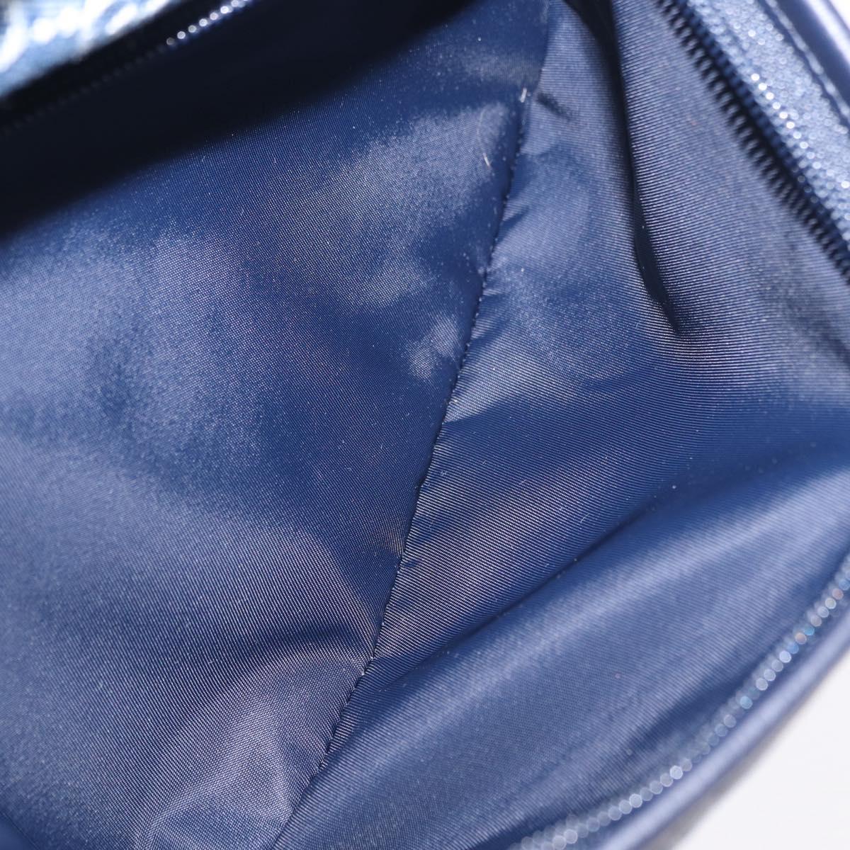 GUCCI Backpack Denim Blue Silver 782708 Auth mr2942V