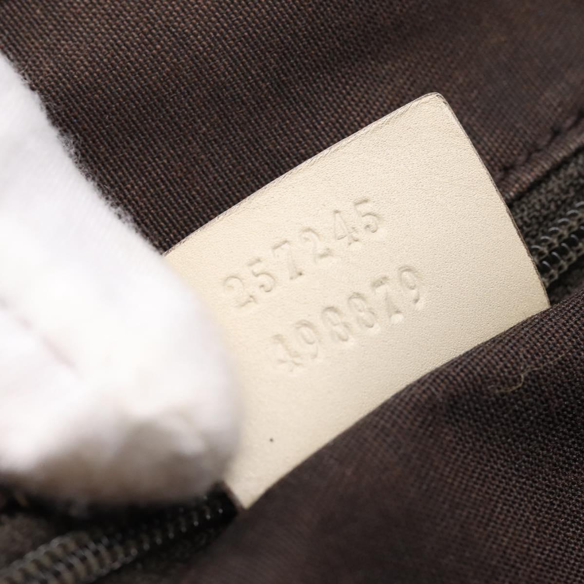 GUCCI GG Canvas Tote Bag Outlet Beige 257245 Auth mr2947A
