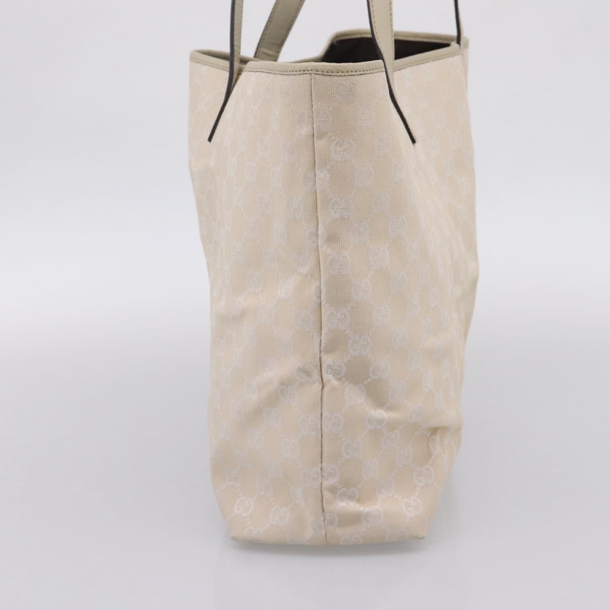 GUCCI GG Canvas Tote Bag Outlet Beige 257245 Auth mr2947A