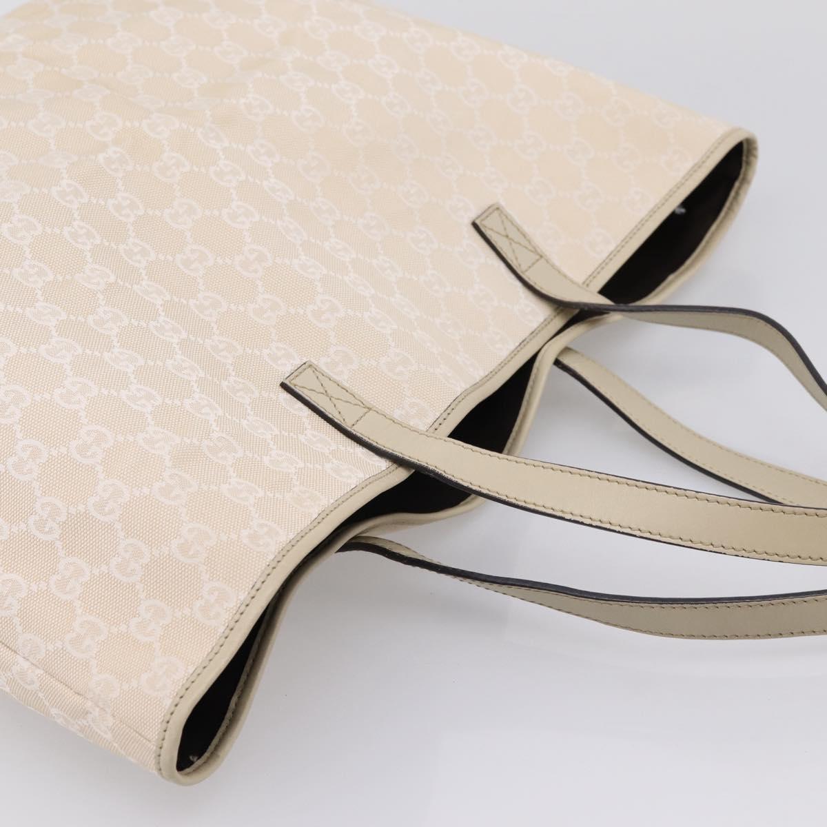 GUCCI GG Canvas Tote Bag Outlet Beige 257245 Auth mr2947A