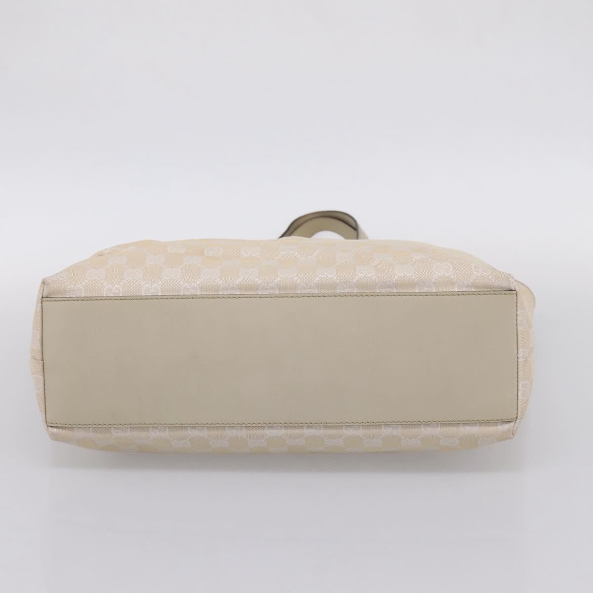 GUCCI GG Canvas Tote Bag Outlet Beige 257245 Auth mr2947A