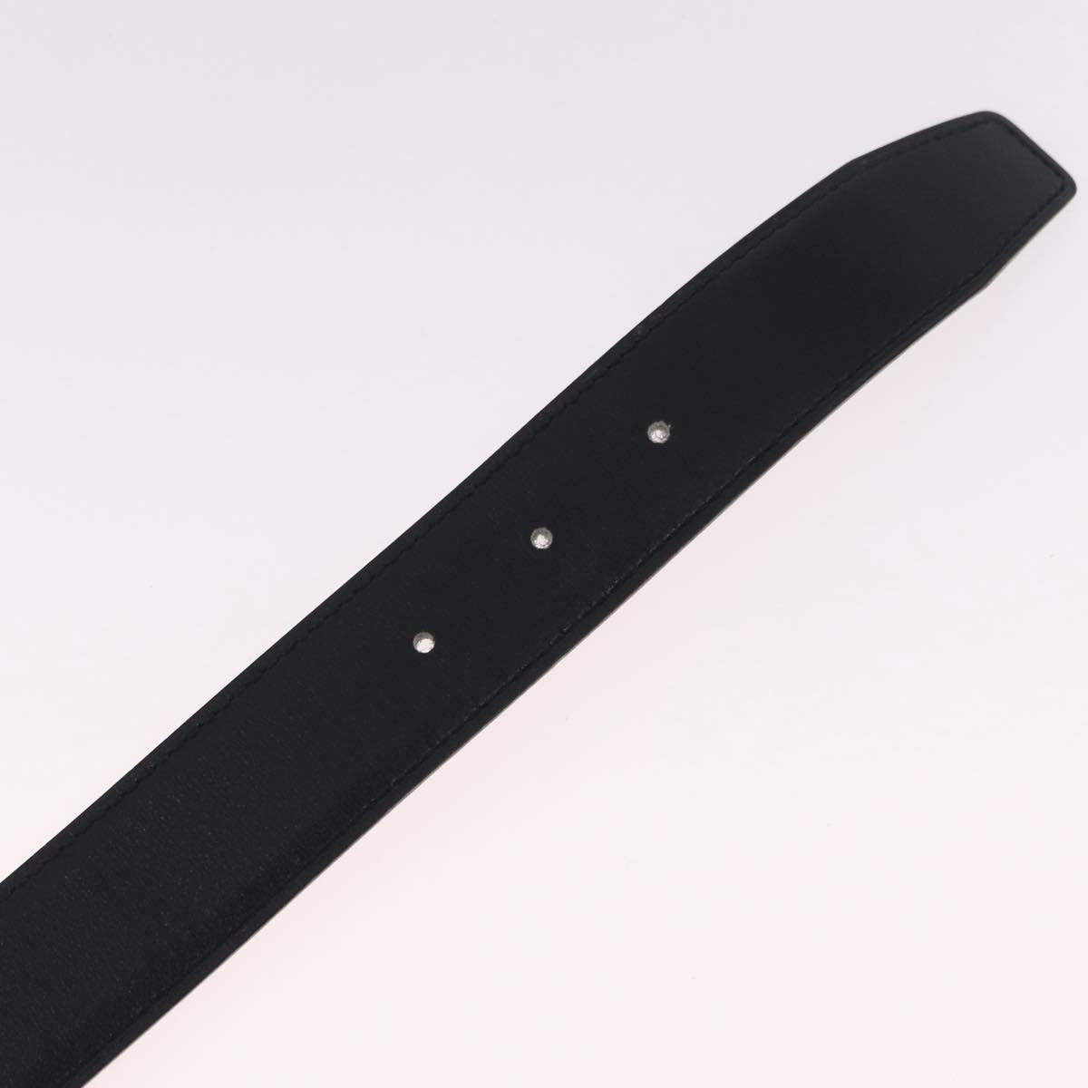 HERMES Belt Leather Black Brown Auth mr2956V