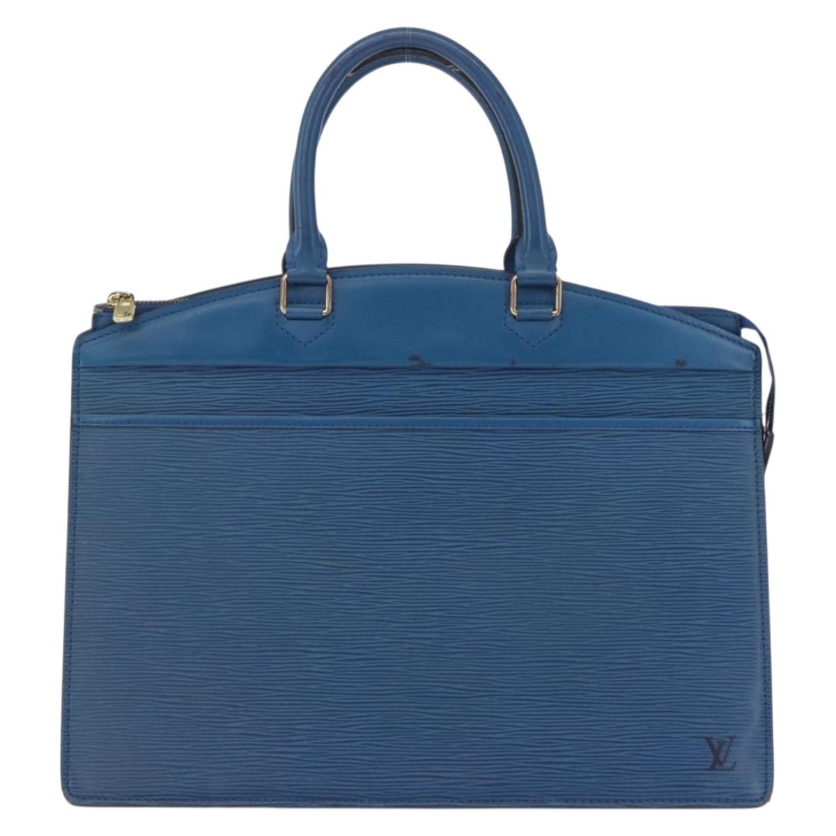 LOUIS VUITTON Epi Riviera Hand Bag Blue M48185 LV Auth mr2965