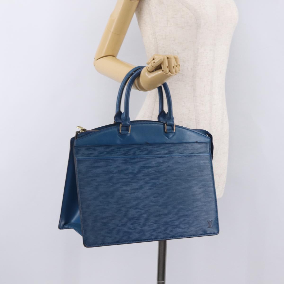 LOUIS VUITTON Epi Riviera Hand Bag Blue M48185 LV Auth mr2965