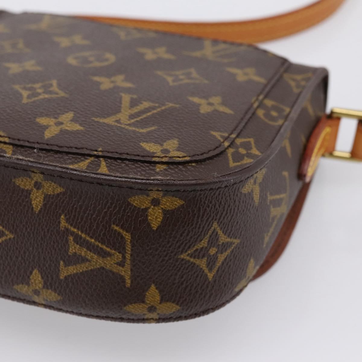 LOUIS VUITTON Monogram Saint Cloud PM Shoulder Bag M51244 LV Auth mr2967A