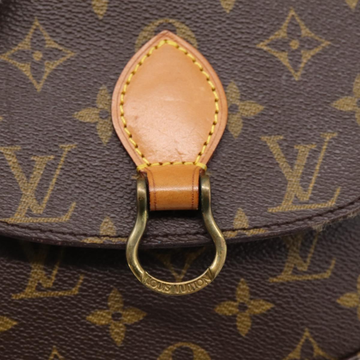 LOUIS VUITTON Monogram Saint Cloud PM Shoulder Bag M51244 LV Auth mr2967A