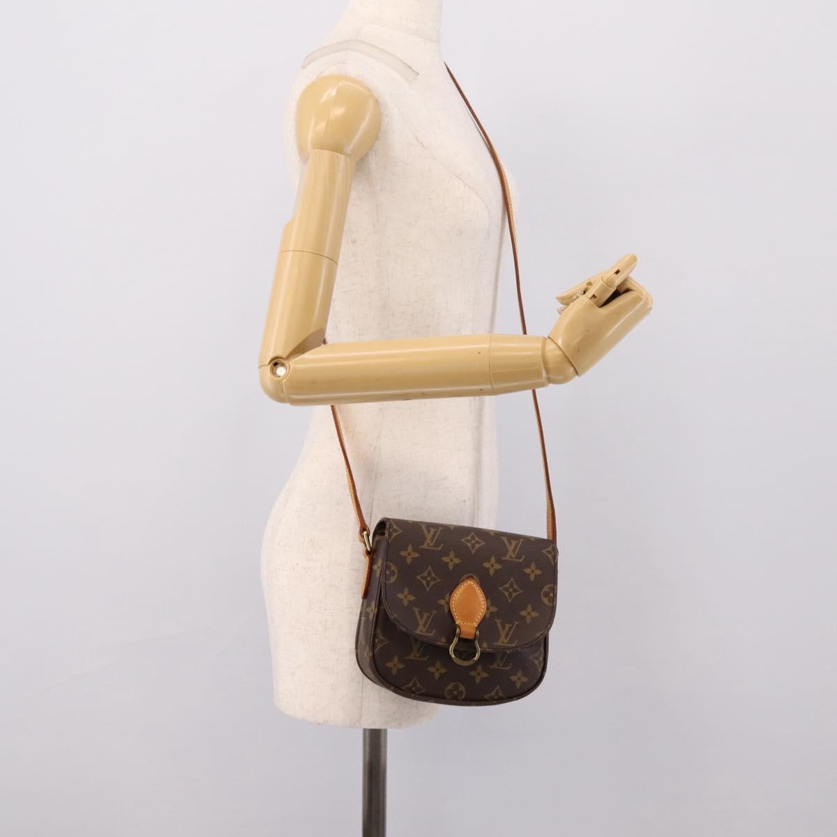 LOUIS VUITTON Monogram Saint Cloud PM Shoulder Bag M51244 LV Auth mr2967A